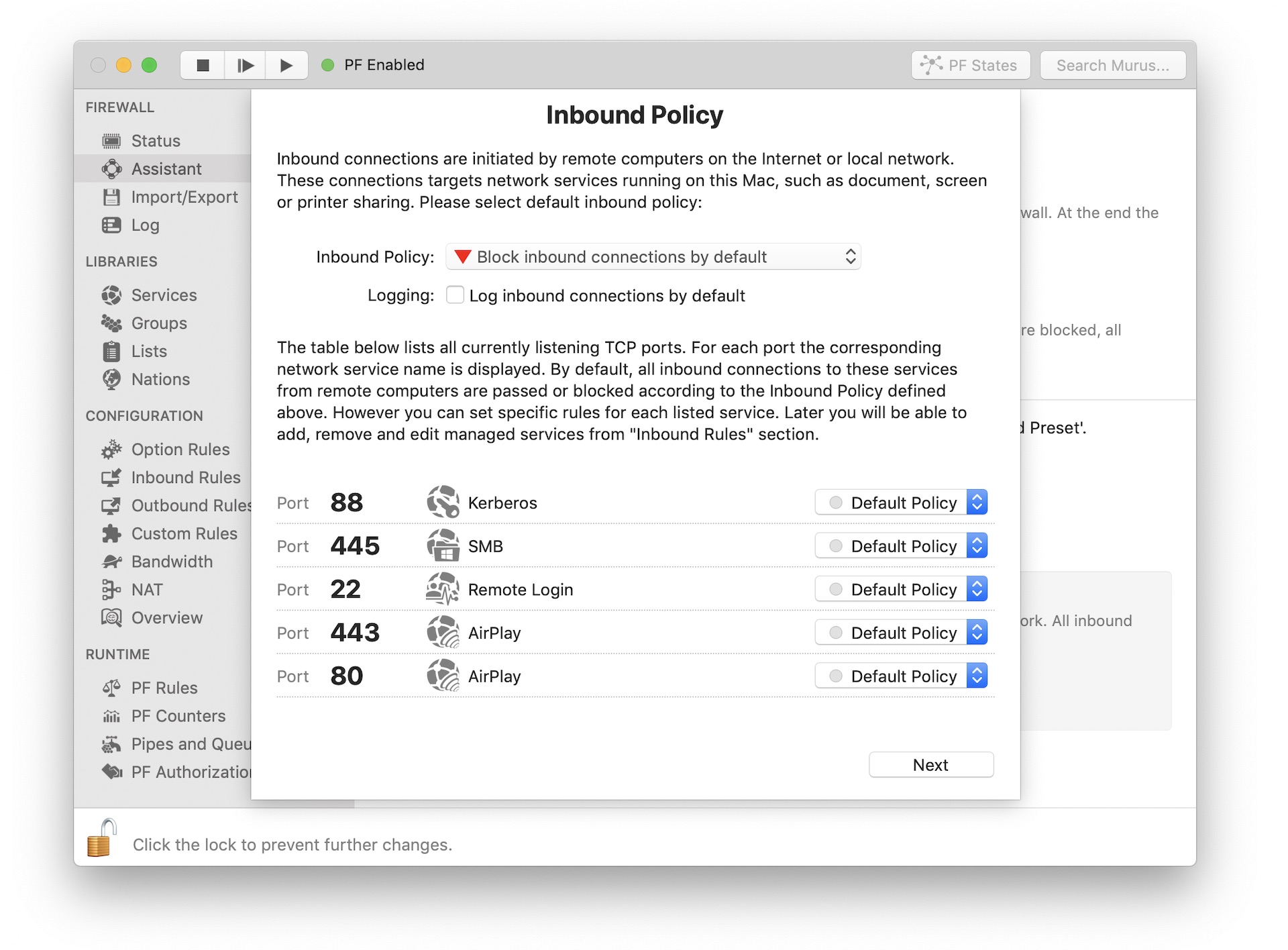 Predefined Presets